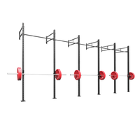 Entraîneur fonctionnel universel personnalisable multi-combos avec supports de squat et de musculation pour l'entraînement de force et la musculation