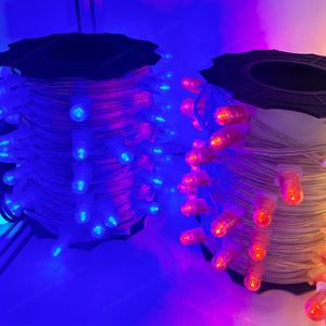 100m Twinkle dây đồng <span class=keywords><strong>LED</strong></span> Clip Đèn Ngoài Trời Cây giáng sinh trang trí chuỗi trang trí chiếu sáng 10m Màu <span class=keywords><strong>PVC</strong></span> cáp IP65 - Product Image 6