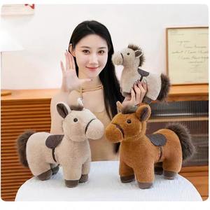 Juguetes de Peluche de Caballo Realistas de 22 cm, Venta al por Mayor, Recuerdos para Exposiciones, Regalos para Clientes, Lindos Animales de Granja de Peluche - Product Image 5