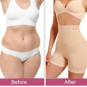Langqin Corset amincissant colombien pour femme, taille haute, rehausseur de fesses, culotte gainante respirante, shorty sculptant, lingerie - Product Image 3