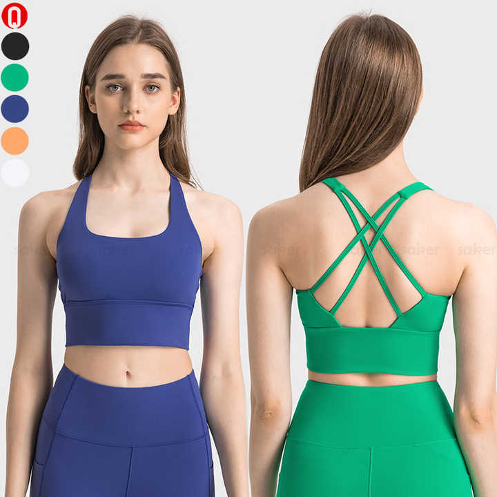 Colorfulkoala - - Colorfulkoala Women's Dreamlux Ribbed V-Neck Workout Tank Top With Built-in Shelf Bra Padded Cropped Yoga Shirts(S, Merlot