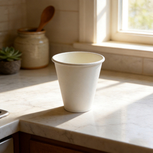 Premium White Paper <b>Cups</b> Single Wall <b>Disposable</b> Custom Printing Hot Drink Use - Product Image 5