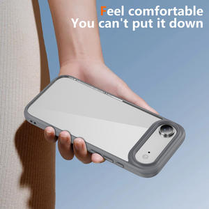 Coque <span class=keywords><strong>de</strong></span> téléphone en TPU avec dos en acrylique transparent lisse, protection <span class=keywords><strong>de</strong></span> l'appareil photo surélevée, antichoc, découpes précises pour iPhone Air Case - Product Image 6