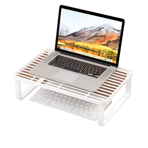 Soporte para Laptop, Base de Refrigeración Hueca, Elevador de Escritorio, Soporte para Monitor de Computadora, Almacenamiento para Escritorio - Product Image 1