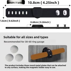 Adjustable Magnetic Silicone Cigar Holder Strong Golf Cart Accessory with Secure Grip Universal Fit for Cigars - Product Image 5