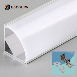 Oferta Especial Personalizada 45 °   Perfil de Aluminio en V para Esquinas, Perfil LED para Techo y Pared, Luz LED de Esquina con Haz Oblicuo - Product Image 3