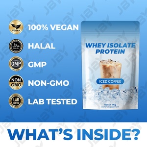 Proteína de Suero de Leche Aislada JBY en Polvo, Sabor Café Helado, para Adultos, Proteína Instantánea en Polvo, OEM/ODM, Alimento <span class=keywords><strong>Saludable</strong></span> - Product Image 5
