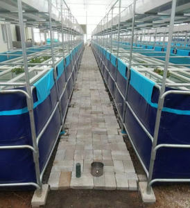 Peralatan sistem pertanian ikan tangki pertanian ikan di aquaponik rumah kaca komersial RAS aquaponik sistem - Product Image 3