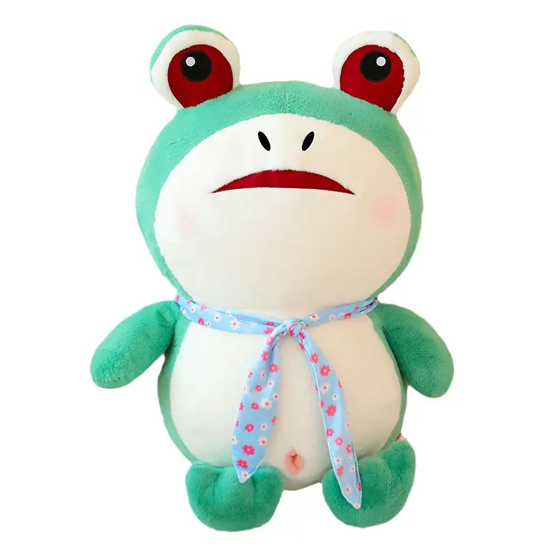 Vendita calda Cartoon big-eyes Frog peluche di alta qualità farcito peluche bambola per regali promozionali