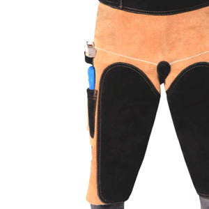 Delantales de herrador personalizados 2025 Oem nueva moda hecha en Pakistán Top equitación delantales de herrador de cuero de gamuza personalizados de alta calidad - Product Image 6