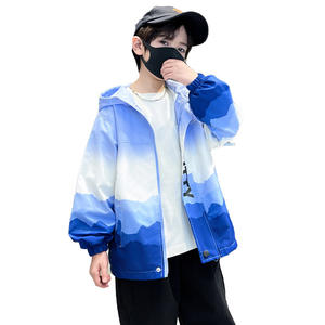 <span class=keywords><strong>Veste</strong></span> <span class=keywords><strong>fine</strong></span> en fibre de polyester imprimée pour garçons, fermeture éclair, design bicolore, pour vêtements décontractés pour enfants, <span class=keywords><strong>veste</strong></span> <span class=keywords><strong>fine</strong></span> pour garçons - Product Image 1