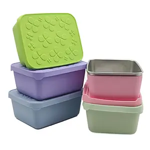 Crianças Refeição Escolar Tiffin Aço Inoxidável Thermos Bento Lunch Box Para Hot Food Kids