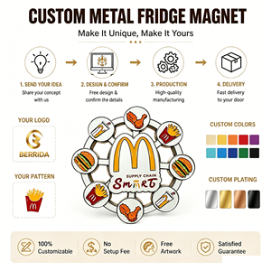Imán Personalizado para Refrigerador, de Aleación de Zinc, Esmaltado en 3D, Recuerdo, Imán Promocional al por Mayor, OEM, Directo de Fábrica, con Logotipo Personalizado - Product Image 3