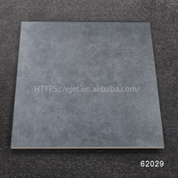 Carrelage de sol gris mat 600x600 effet ciment rustique, magnifiques dalles en porcelaine imitation brique pour salle de bain