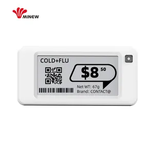 2.13 Inch API SDK Smart Tag E Ink Digital Price Tags Wifi Esl Price Tag System For POS ERP MES System