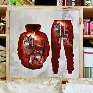 Ensemble de jogging deux pièces unisexe en molleton respirant, style streetwear coréen, nouvelle collection printemps-automne, avec sweat à capuche zippé multi-poches et pantalon de survêtement décontracté - Product Image 3