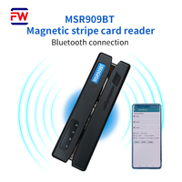 Lecteur/enregistreur de cartes à bande magnétique FUWEI MSR909BT, lecteur VIP, norme ISO/ANSI, -10~+60, USB, mini, portable