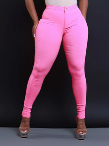 Vente en gros 2025 mode <span class=keywords><strong>pantalon</strong></span> extensible pour <span class=keywords><strong>femme</strong></span> taille haute couleur bonbon <span class=keywords><strong>pantalon</strong></span> extensible de couleur unie <span class=keywords><strong>pantalon</strong></span> crayon pour <span class=keywords><strong>femme</strong></span> <span class=keywords><strong>pantalon</strong></span> décontracté - Product Image 4