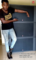 T.I Pro Audio, Subwoofer de Línea de Arreglo de 18 Pulgadas, Doble, de la Mejor Calidad, 1600 W RMS, Sistema de Sonido Pasivo, Subgraves para Iglesia