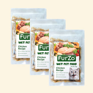 Cibo Umido Naturale per Gatti con Ingredienti Limitati, Senza Cereali, Alto Contenuto Proteico, Manzo, Anatra, Piccione, Pollo, Snack Salutari per la Pelle del Gatto - Product Image 3