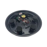 10-inch Electronic Tom Drum with Black Bright Stars and Silent Mesh Is Used to Perform Percussion Instruments on the Spot.