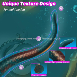 Juguete sexual para adultos, tapón <span class=keywords><strong>Anal</strong></span> en forma de cola de cerdo larga, tapón <span class=keywords><strong>Anal</strong></span> de silicona, producto sexual de Metal, Producto, Juguetes sexuales - Product Image 2