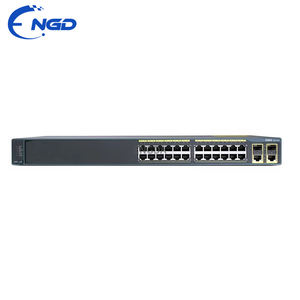Commutateur Ethernet 24 ports <span class=keywords><strong>WS</strong></span>-<span class=keywords><strong>C2960</strong></span>-<span class=keywords><strong>24TC</strong></span>-<span class=keywords><strong>L</strong></span> d'origine avec deux liaisons montantes Gigabit pour une transmission de données fiable - Product Image 4
