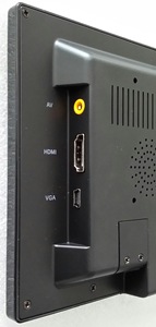 Chất lượng tốt 7 inch đen siêu mỏng HD-MI + VGA + AV LCD hiển thị Màn hình màu 800*480 - Product Image 2