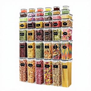 Contenedores de Almacenamiento de Alimentos Plegables Herméticos de Plástico Personalizados con Gran Capacidad para Cocina y Despensa - Product Image 1