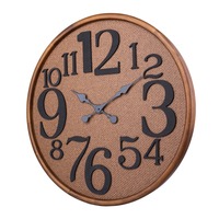 Jam Dinding Kayu Modern dengan Desain Angka 3D Kreatif