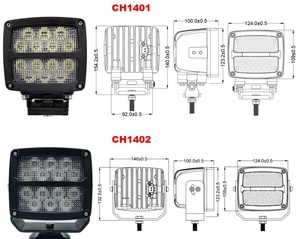 Mạnh Mẽ Sáng 8000LM Mỏ Nhiệm Vụ Nặng Nề Xe Tải Máy Xúc Đèn Pha 140W Offroad Lái Xe Làm Việc Đèn IP68 Lũ Lụt <span class=keywords><strong>LED</strong></span> Làm Việc Sương Mù Ánh Sáng - Product Image 2