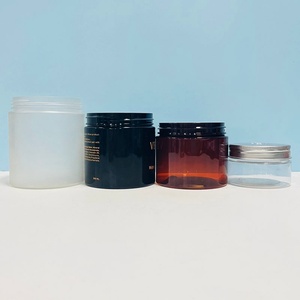 High Quality Biodegradable <b>Plastic</b> Large Capacity 50ml 60ml 80ml 100ml 200ml 250ml 500ml PET <b>Plastic</b> <b>Jar</b> With Aluminum Lid - Product Image 5