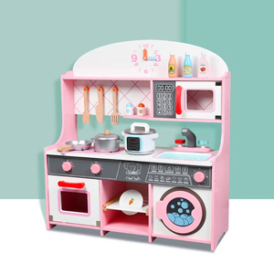 Grande <span class=keywords><strong>cuisine</strong></span> de jeu rose <span class=keywords><strong>pour</strong></span> enfants, table de <span class=keywords><strong>cuisine</strong></span> à domicile, ensemble de jouets de simulation de <span class=keywords><strong>cuisine</strong></span> <span class=keywords><strong>pour</strong></span> enfants, <span class=keywords><strong>cuisine</strong></span> en bois <span class=keywords><strong>pour</strong></span> filles - Product Image 2
