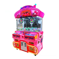 Machine à grue en plastique double poste 200W, plusieurs couleurs, mini jouet en peluche, utilisation intérieure/extérieure, prix de gros