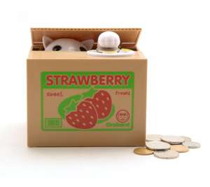 Tirelire robotisée pour pièces de monnaie, jouet permettant de gagner de l'argent, cdp chat, produit idéal <span class=keywords><strong>2022</strong></span> - Product Image 5