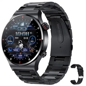 2023 nouveau Sport Tracker Smartwatch QW33 appareils portables montre intelligente hommes plein écran tactile montre intelligente Bt appel moniteur de fréquence cardiaque - Product Image 2