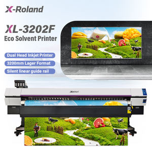 Imprimante numérique grand format 3,2 m à double tête 13200, 600 DPI, à encre aqueuse, à solvant écologique, la plus vendue - Product Image 1