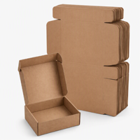Boîte d'expédition en carton ondulé personnalisée, boîte d'emballage pliable en papier kraft pour le commerce électronique, la vente au détail et les cadeaux par abonnement