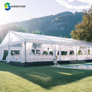 Tente de réception pour événements, mariages et expositions, 200 places, intérieur/extérieur, structure en aluminium, couverture en PVC, taille et couleur personnalisées - Product Image 6