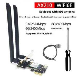 Ax210 Wifi6E 5G Dual Band Máy Tính Để Bàn <span class=keywords><strong>PC</strong></span> Ax5400 USB PCie Mạng Không Dây Card Cho <span class=keywords><strong>Bluetooth</strong></span> 5.3 Nội Bộ Cho Máy Tính Xách Tay Sử Dụng Thả - Product Image 4