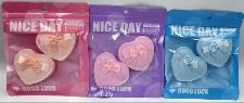 Esponja de limpieza suave con forma de corazón Nice Day para uso en el hogar, cocina y baño, en bolsa. - Product Image 3