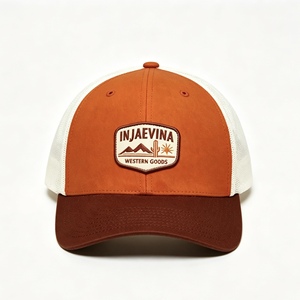 Gorra Trucker Personalizada de Dos Tonos con Logotipo, Malla Trasera, Visera Curva, Cierre Ajustable de Plástico, Estilo Vintage para Exteriores, OEM ODM - Product Image 1