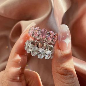 Dylam Trendy Design S925 <b>Silver</b> 18K Gold Plated Wedding Promise Engagement Diamond Baguette 5A Cubic Zirconia <b>Eternity</b> <b>Rings</b> - Product Image 2