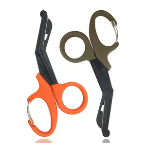 Hot Sale Nurse Lister Bandage Scissors/trauma Shears Medical Scissors With Carabiner