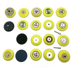 OEM工場カスタマイズ可能ポリウレタンバッキングプレート3インチ75mmミニサンディングフックアンドループパッドDIY木工車体用 - Product Image 1