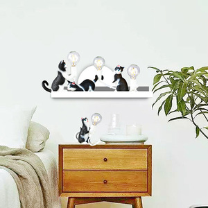 Lampe Chat Nordique Créative pour Salon, Chambre, Magasin de Vêtements, Décoration, Lampe de Table Animaux, Mini Lampe Chat, Veilleuse - Product Image 3