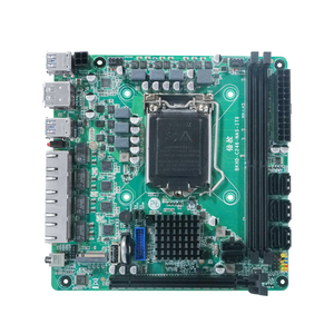 C246 NAS ITX Motherboard with i5 8500 i3 9100 i7 9700 8 SATA Dual M2 4 Port 2 Point 5GbE Intel i226V - Product Image 3