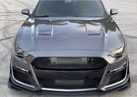 Kit carrosserie de style GT500 pour Mustang 2018-2020, mise à niveau la plus récente, pare-chocs, capot, aileron arrière, accessoires de voiture, pièces automobiles