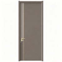 Puerta Interior de Polímero con Acabado Moderno Senji para Dormitorio, Habitación de Invitados, Cocina, Apartamento - Tamaño y Grosor Personalizables, Garantía de 3 Años