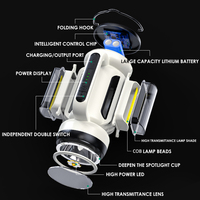 Lampe de poche portable haute luminosité, étanche IP65, rechargeable, lanterne de tente, batterie externe, lampe de camping d'urgence LED